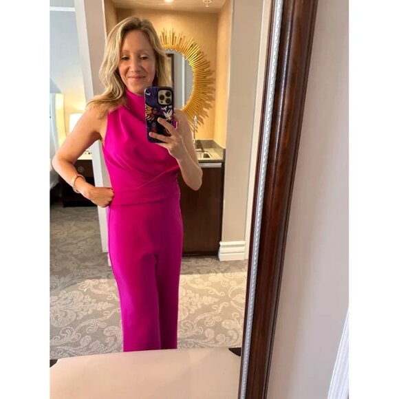 Et Ochs Sienna Pink Jumpsuit Size 4 - Picture 9 of 9